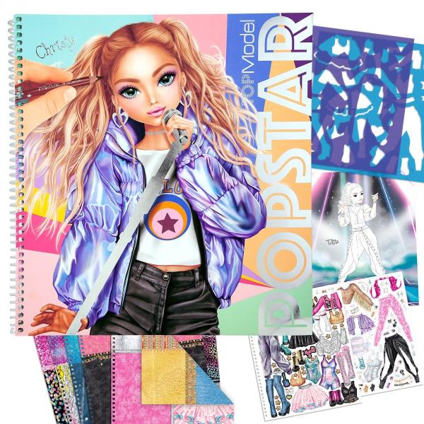 TOPModel POPSTAR Libro para colorear
