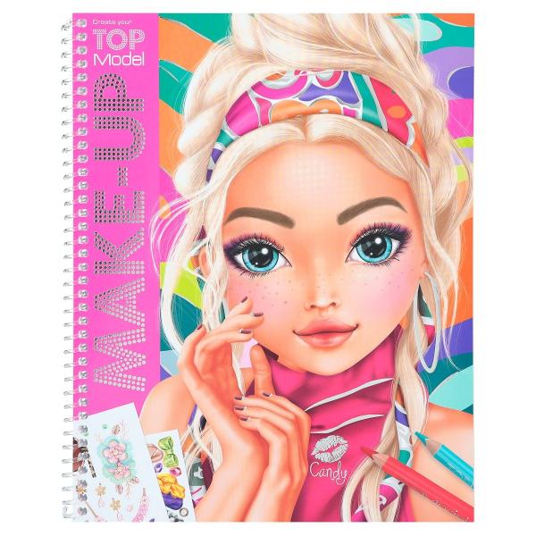 TOPModel Make-up Coloring Book