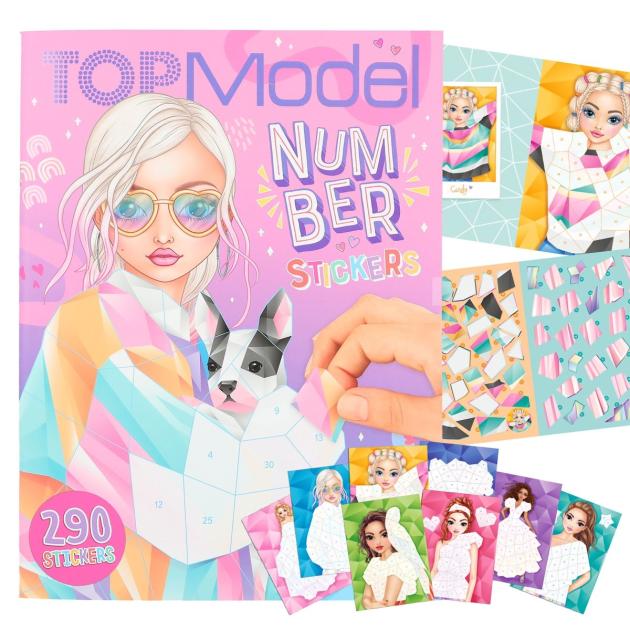 TOPModel Pegatina Number Fantasía