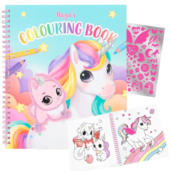 Ylvi libro de colorear con unicornio y lentejuelas