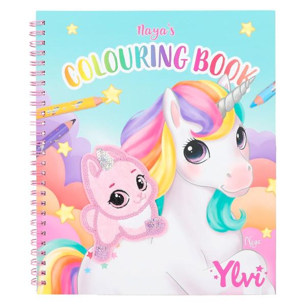 Ylvi libro de colorear con unicornio y lentejuelas - Imagen 7
