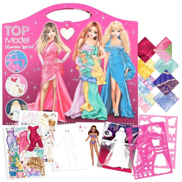 TOPModel- Cuaderno para colorear Create your Glamour Special