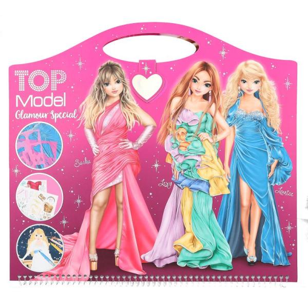 TOPModel- Cuaderno para colorear Create your Glamour Special - Imagen 2