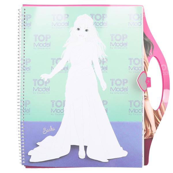 TOPModel- Cuaderno para colorear Create your Glamour Special - Imagen 6