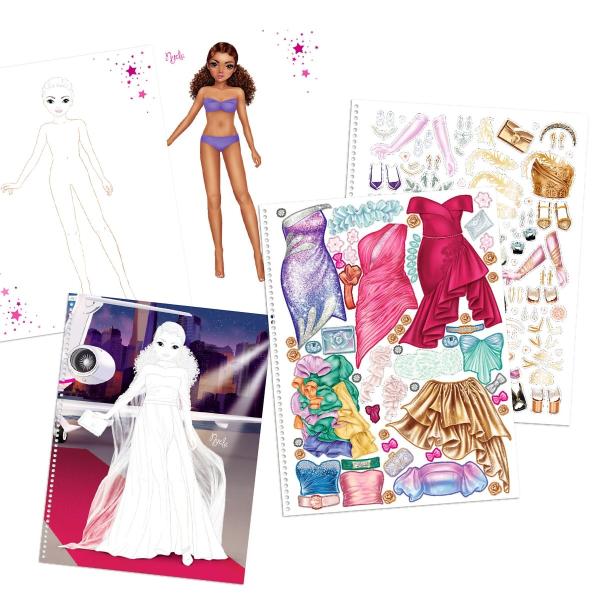 TOPModel- Cuaderno para colorear Create your Glamour Special - Imagen 5