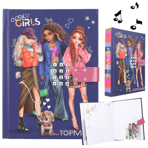 TOPModel diario con código secreto CITY GIRLS