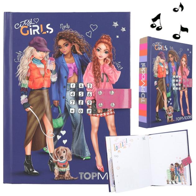 TOPModel diario con código secreto CITY GIRLS