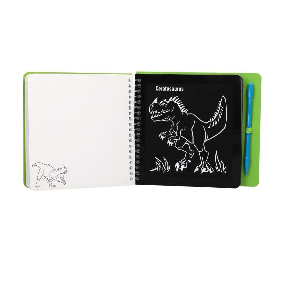 DINO WORLD- Mini Magic-Scratch Book - Imagen 2