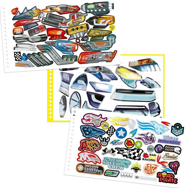Monster Cars-Libro para colorear de bolsillo - Imagen 3