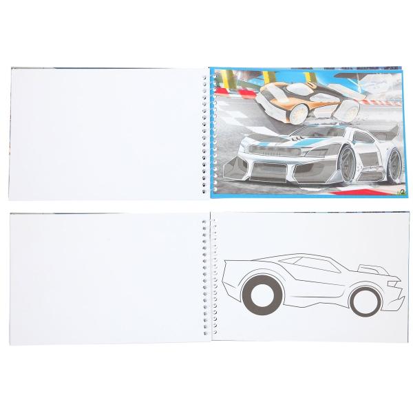 Monster Cars-Libro para colorear de bolsillo - Imagen 4