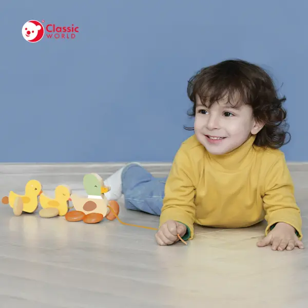 CARRITO HALAR PATITO CLASSIC WORLD - - Imagen 2