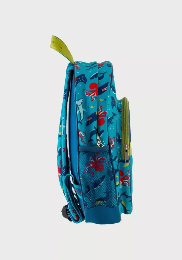 Stephen Joseph Classic Backpack, Shark - Imagen 3