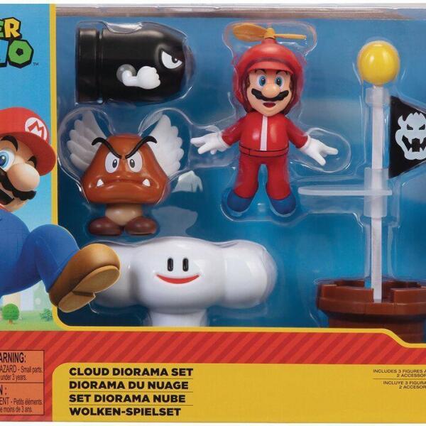 Super Mario Cloud Diorama Set Nube