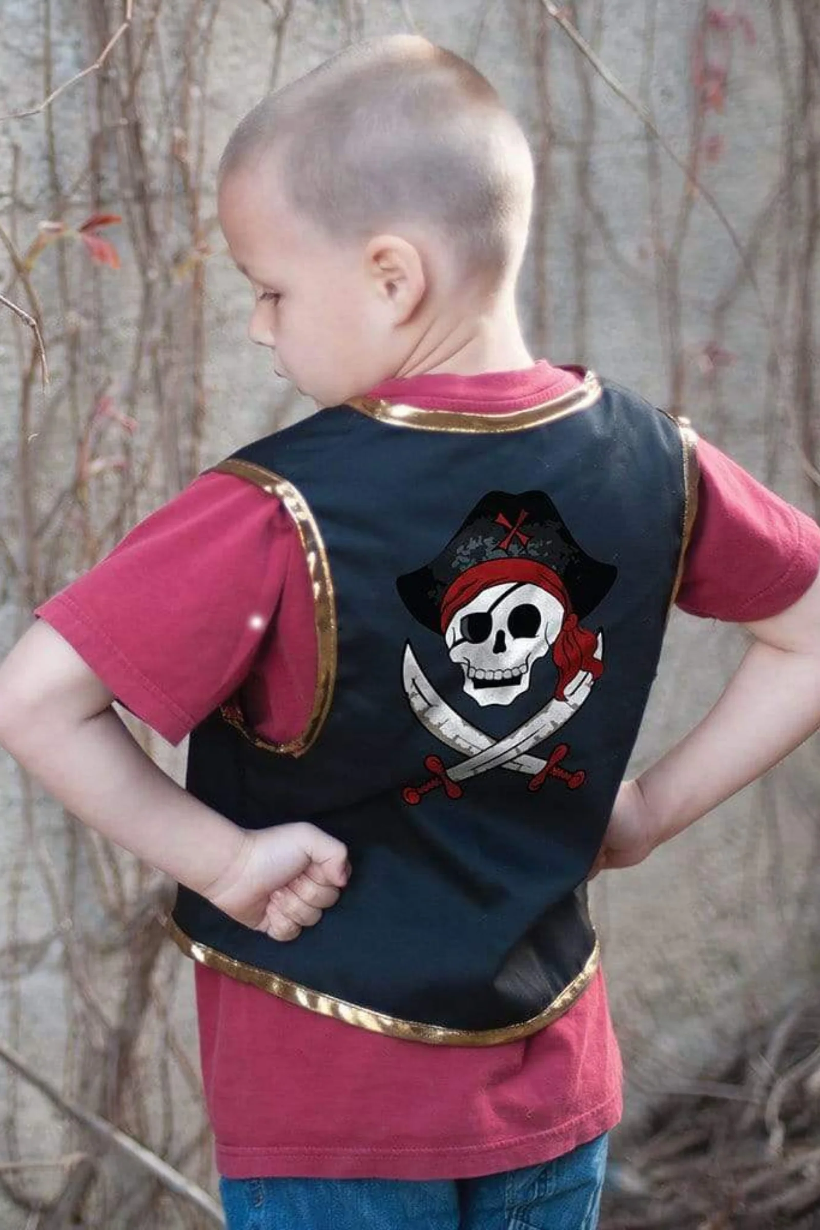 CHALECO PIRATA CON PARCHE EN EL OJO/ 4-7Y - Imagen 2