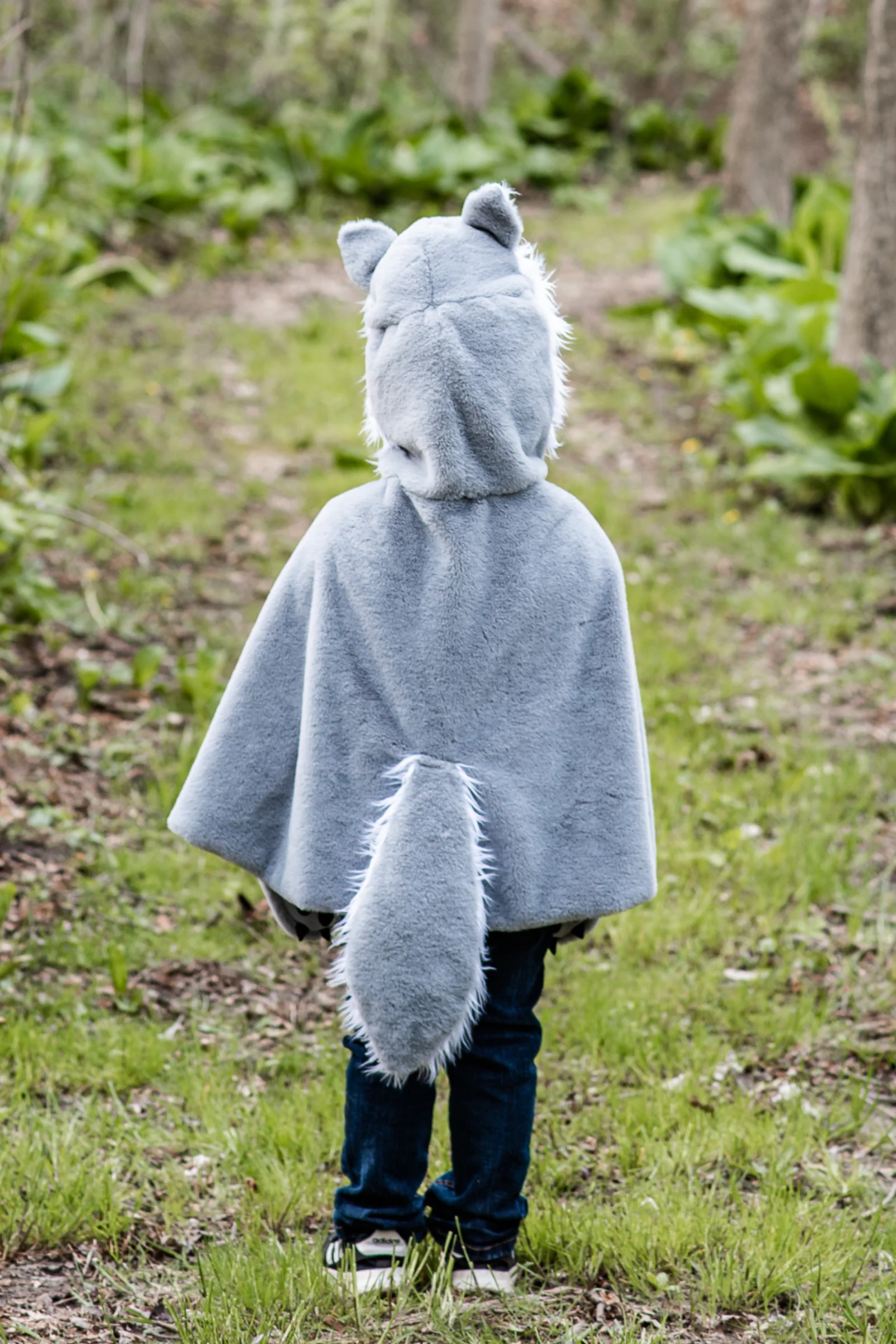 WOODLAND STORYBOOK WOLF CAPE/ 4-6Y - Imagen 5