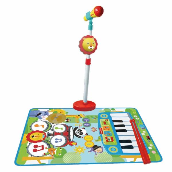 Tapete para Batería y Piano FISHER PRICE con Micrófono