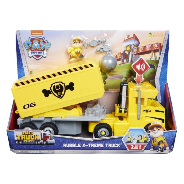Paw Patrol: Big Truck Pups Rubble X-Treme Truck and Figure - Imagen 6