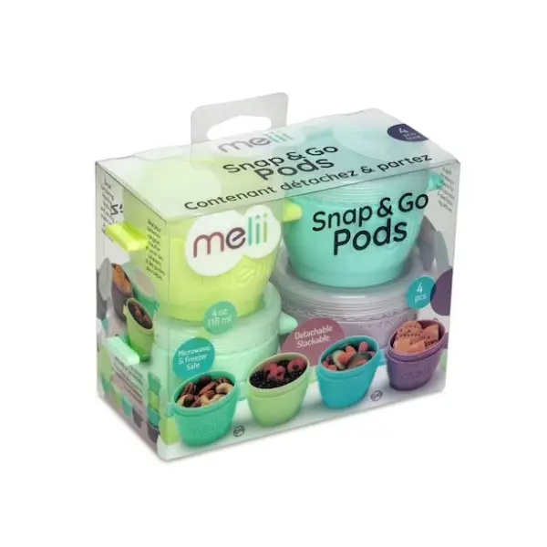 Melii -Snap and Go Pods -4 pcs 4 oz - Imagen 3