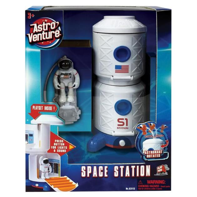 ASTRO VENTURE-SPACE STATION WITH LIGHT AND SOUND