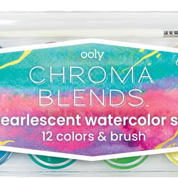 OOLY -KIT ACUARELAS NEON 12 U