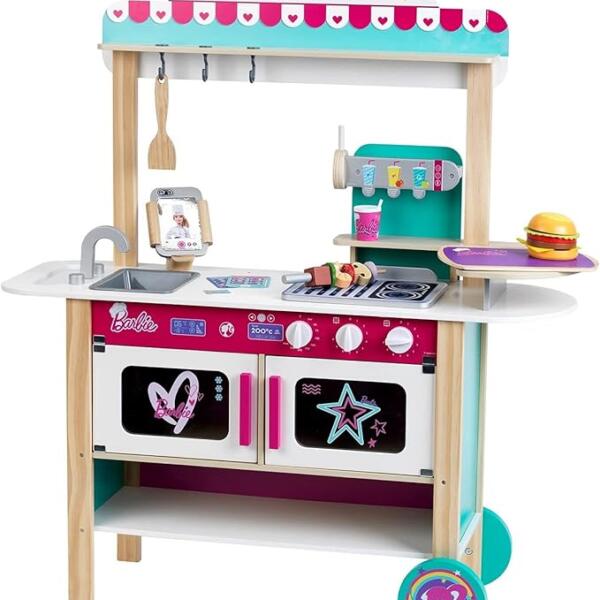 Barbie Restaurante Cocina Bistro de madera