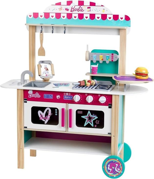 Barbie Restaurante Cocina Bistro de madera