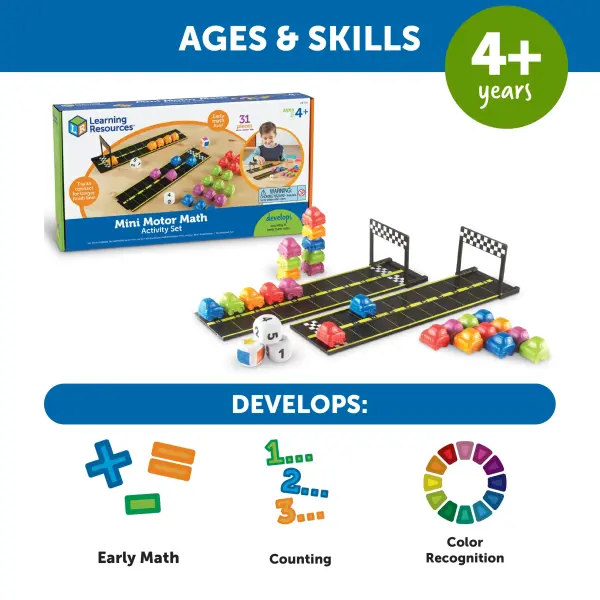 Learning resources-Mini Motor Math Activity Set - Imagen 5