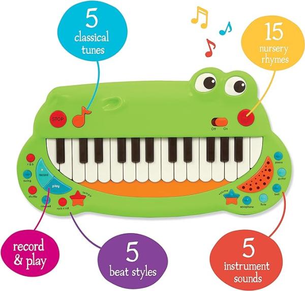 Instrumento musical Piano de cocodrilo-Battat - Imagen 4