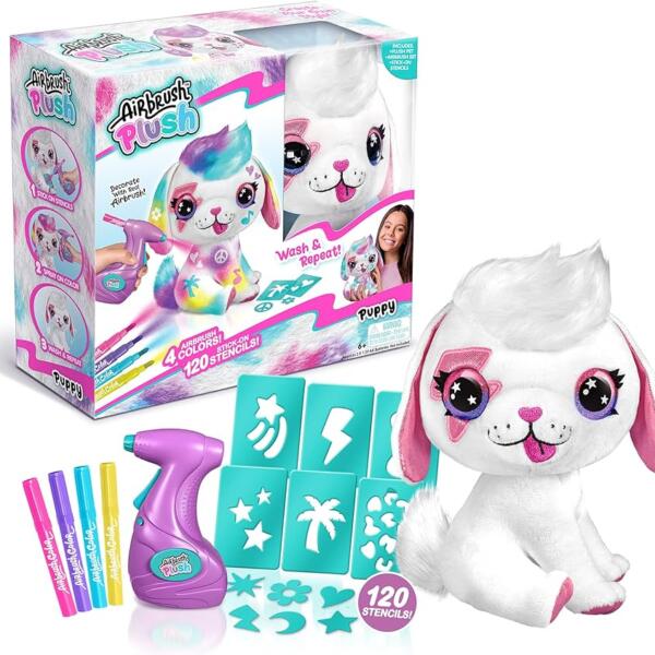 Airbrush Plush Puppy