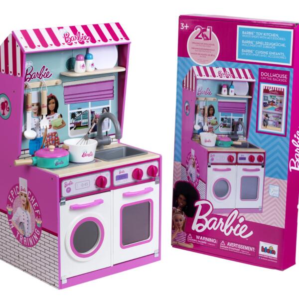 Barbie cocina y casa de muñecas 2 en 1