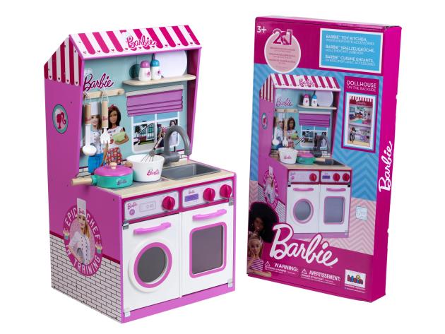 Barbie cocina y casa de muñecas 2 en 1