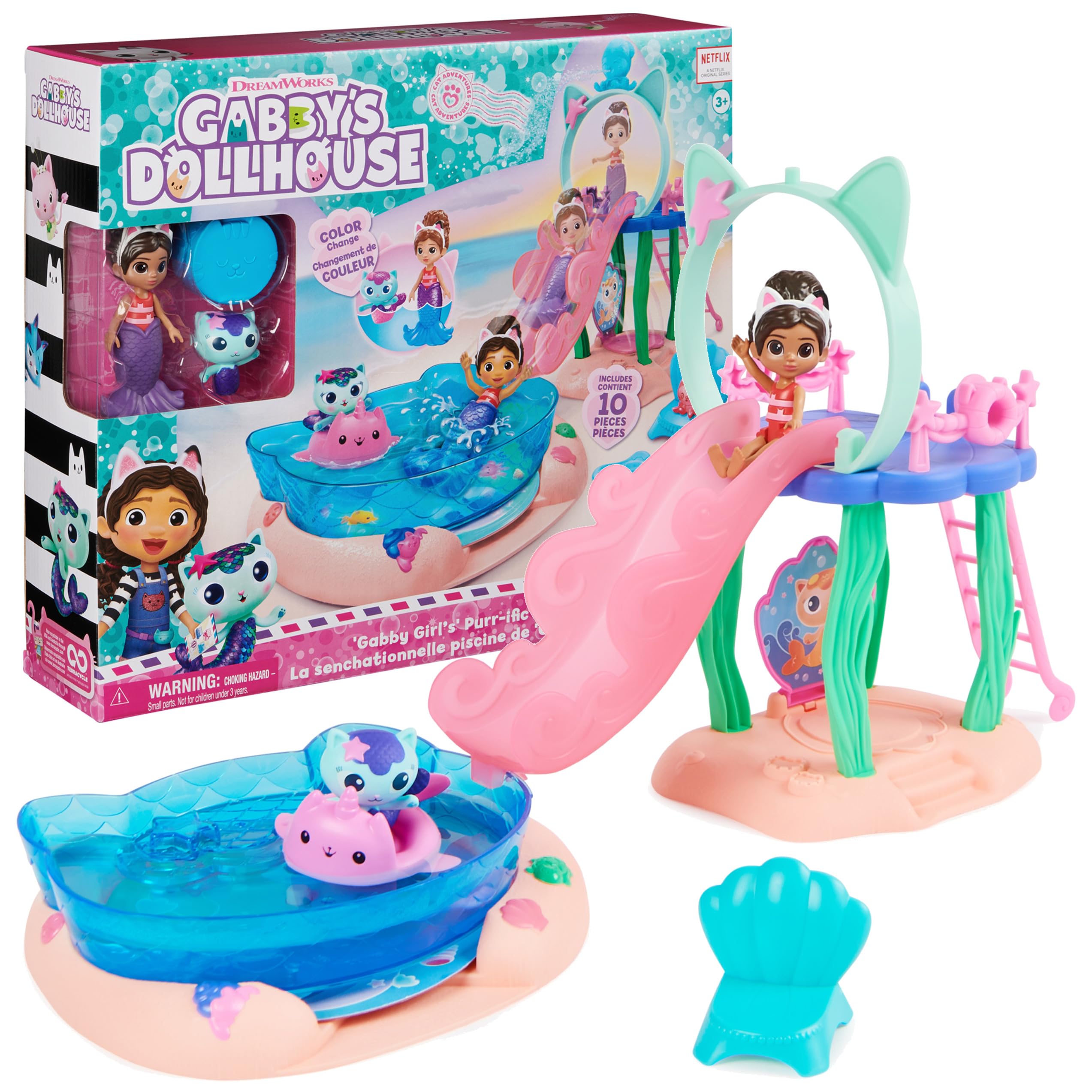 Juego de piscina de Gabby y MerCat