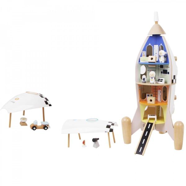 Classic World Wooden Rocket Ship - Imagen 2