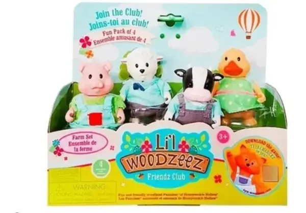 LIL WOODZEEZ - SET ANIMALES DE GRANJA - Imagen 3