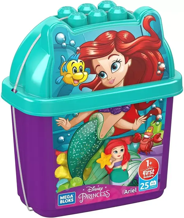 Fisher-price Megablocks Cubeta De Ariel Disney- Original - Imagen 4