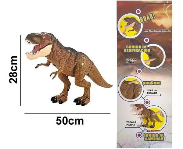 Dinosaurio T-Rex Interactivo Luz y Sonidos - Imagen 5