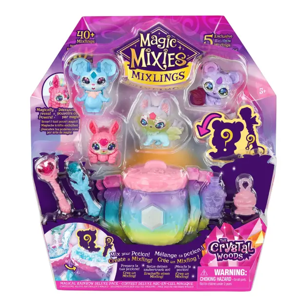 Magic Mixies Mixlings The Crystal Woods Paquete de 5 figuras