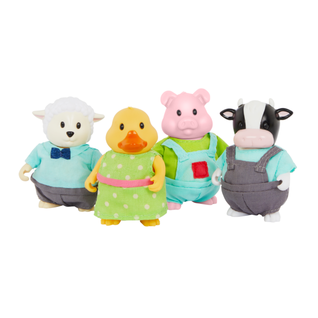 LIL WOODZEEZ - SET ANIMALES DE GRANJA