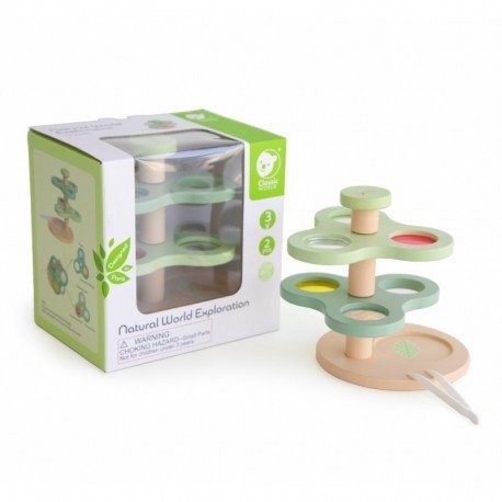 CLASSIC WORLD MICROSCOPE 2IN1 MAGNIFIER FOR CHILDREN. EXPLORATION OF THE WORLD OF NATURE