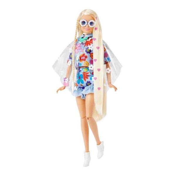 Barbie Extra Conjunto con Flores y Mascota - Imagen 5