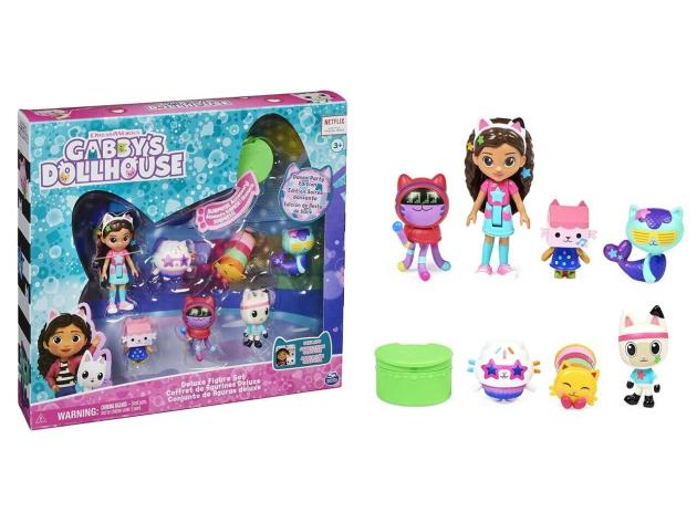 Juego de figuras para fiesta de baile en casa de muñecas de Gabby
