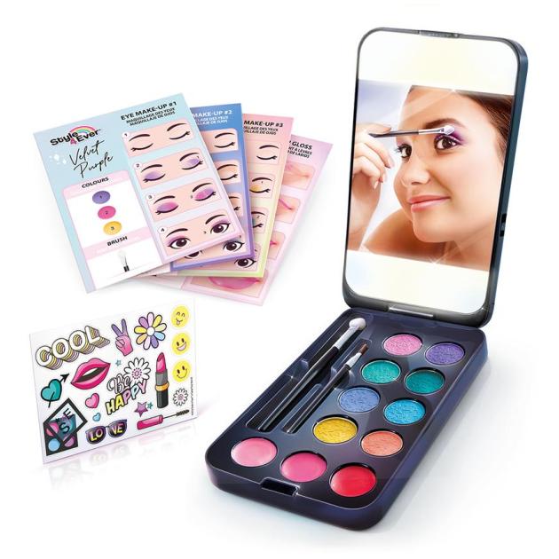 MINI ESTUCHE DE MAQUILLAJE STYLE 4 EVER CON LUZ LED