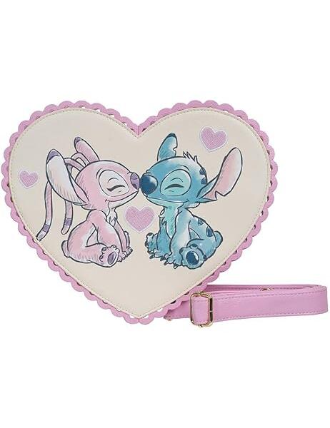 Bolso Disney Loungefly -Angel y Stitch Kiss