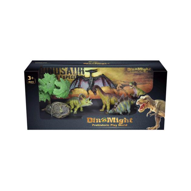 Dino Might Prehistoric Play World -5pack