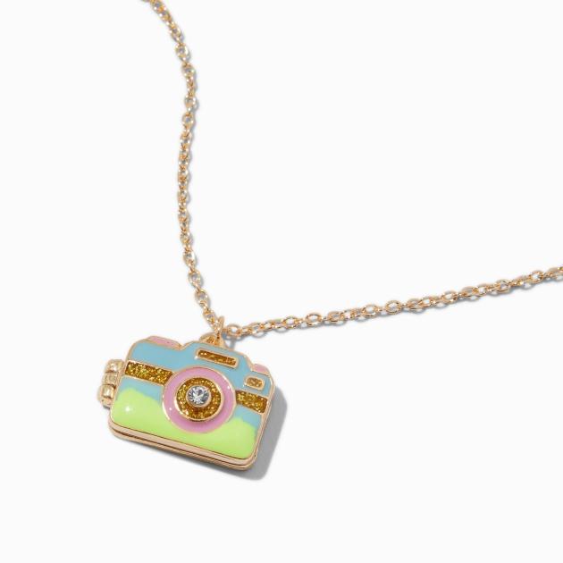 Claire's Collar-Medallón de cámara