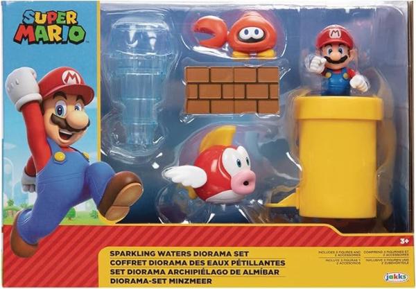 Super Mario- sparkling waters diorama set