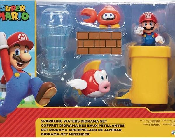 Super Mario- sparkling waters diorama set