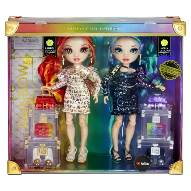 Rainbow High- Special Edition Twin Fashion- Laurel & Holly