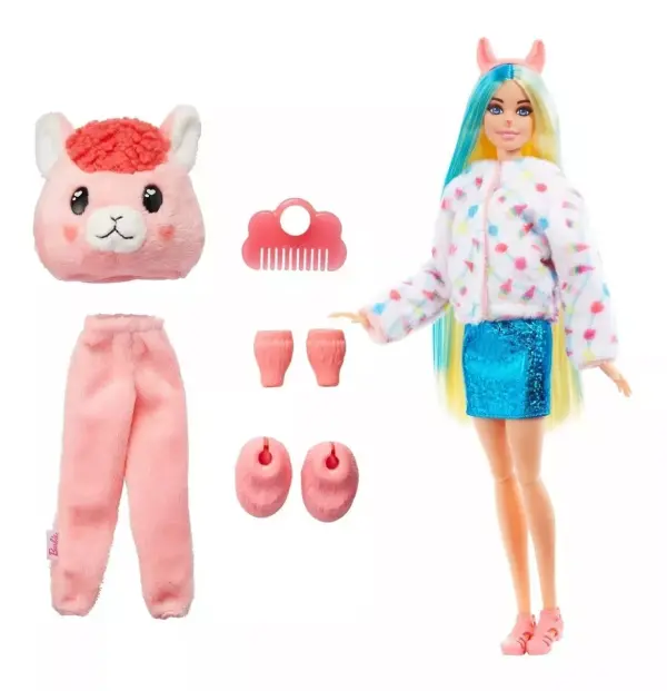 Barbie - Cutie revela- Mini mascota llama - Imagen 2