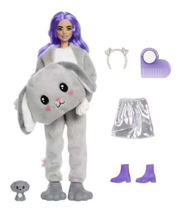 Barbie - Cutie revela- Mini mascota Peluche - Imagen 4